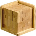 木製パズル 立体 キューブパズル 3D 難しい 脳トレ T型 54個組み