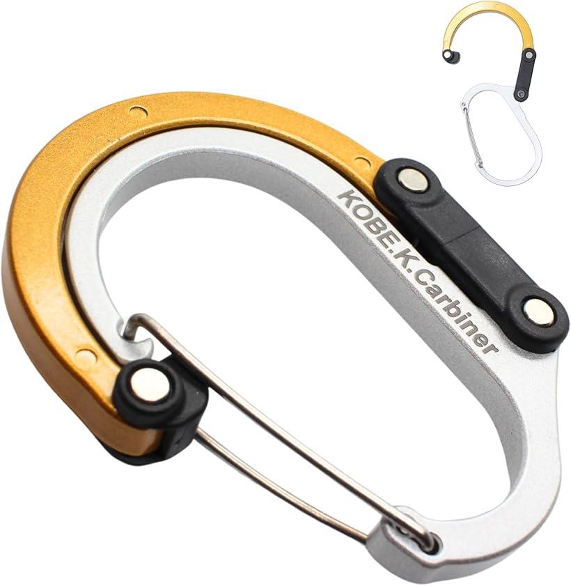 多機能カラビナ型フック 荷重 22kg 1個入り