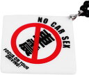ルームミラー用 アクセサリー 吊り下げ 警告 注意喚起 アクリル製 サインプレート NO