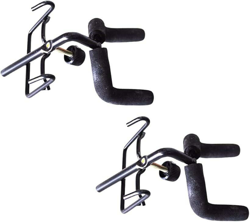 「こだわりのスポンジクッション材」厚みのあるクッション材で大切なギータを傷や衝撃から守ります。シンプルなデザインで無駄のないギターハンガー。インテリアとしてもギターが輝きます。見栄えよくおしゃれにギターを並べられるほか、ギターを収納することによりお部屋のスペースも有効活用できます。「設置はとても簡単」壁にセッティングしクッションスポンジ部にギターを掛けるだけで収納可能。特に毎日ギターを使用する人には大変おすすめです。ギターフックを活用してギターと過ごせるお部屋をつくることができます。「耐久性も抜群」キズが付きにくいのは高品質の分厚いスポンジを採用しており耐久も性抜群です。スポンジが分厚く人気のあるEINEYブランドのギターハンガーは、実用性重視の2個入りセットでの販売となっております。「商品詳細」長さ10cm：ネック掴み幅5cm：ネック掴み長さ6cm / 材質：ステンレス・EVAスポンジ / すぐに使える2個セット＊お使いのモニター、撮影環境により画像と実際の商品との色味が異なる場合がございます。※ 他ネットショップでも併売しているため、ご注文後に在庫切れとなる場合があります。予めご了承ください。※ 品薄または希少等の理由により、参考価格よりも高い価格で販売されている場合があります。ご注文の際には必ず販売価格をご確認ください。※ 沖縄県、離島または一部地域の場合、別途送料の負担をお願いする場合があります。予めご了承ください。※ お使いのモニタにより写真の色が実際の商品の色と異なる場合や、イメージに差異が生じることがあります。予めご了承ください。※ 商品の詳細（カラー・数量・サイズ 等）については、ページ内の商品説明をご確認のうえ、ご注文ください。※ モバイル版・スマホ版ページでは、お使いの端末によっては一部の情報が表示されないことがあります。すべての記載情報をご確認するには、PC版ページをご覧ください。