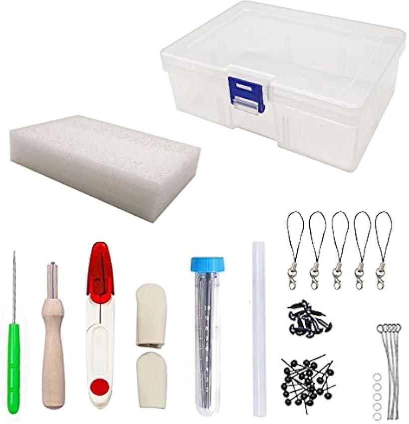 羊毛フェルト ニードル 他 基本ツールセット 初心者 スターターキット SW1757 30点セット スターターキ..