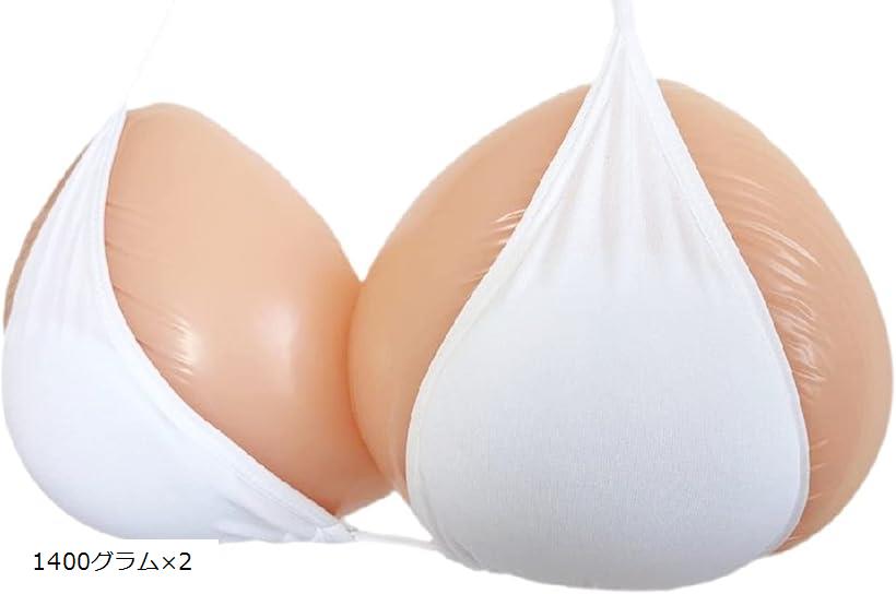 三角形 乳癌パッド シリコン 人工乳房 左右2個セット 胸パッド 14...(4.0)