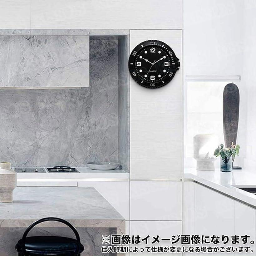 アナログ 掛け時計 静音 連続秒針 クオーツ 電池式 サイレント インテリア お洒落 リビング 寝室 玄関 キッチン [2]