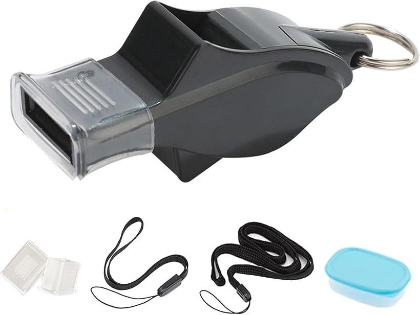 防災用 緊急ホイッスル 120dB 大音量 軽量 小型 携帯ストラップ付 災害 救援 口笛 救助笛  ...