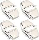 互換品トヨタ ドア ストライカー カバー 汎用品 RAV4ドアロック ステンレス製 4P セット 鏡面仕上 ロゴなし