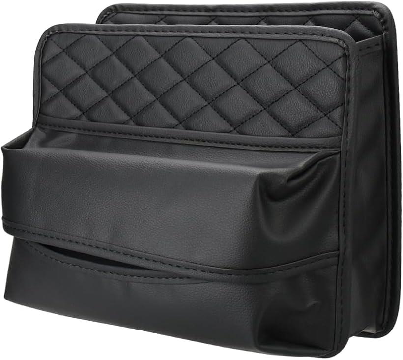 車用収納バッグ ミニポケット 整理整頓 ヘッドレスト ティッシュカバー 大容量 水筒 折り畳み傘 ごみ箱