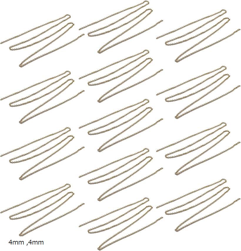 モデルノ ラ テール チェーン シャンデリア アクセサリー ハンドメイド 金具 パーツ ステンレス 小豆 ..