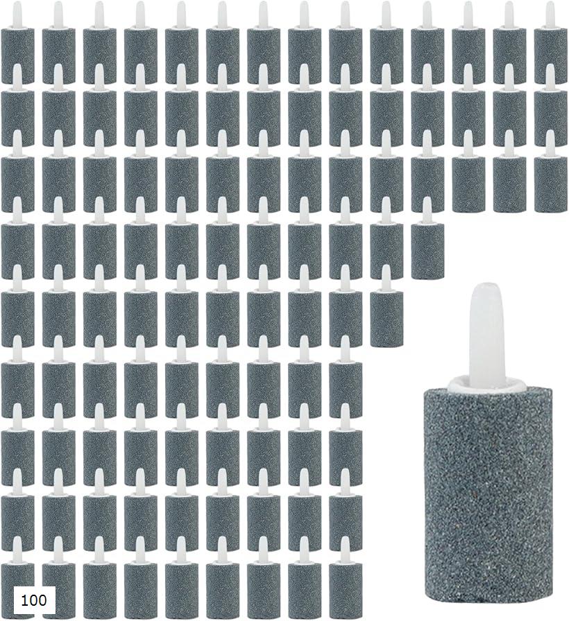 エア ストーン 水槽 細かい泡 円筒 円柱 気泡 ディフューザー メダカ 金魚 シュリンプ 酸素 エアレーシ..