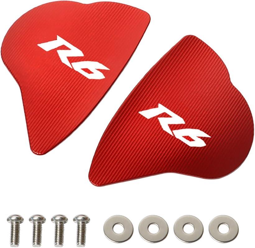 YZF-R6 R7 21-23年 ミラー 装飾カバー ヤマハ オートバイ 部品 カスタム ドレスアップパーツ レッド