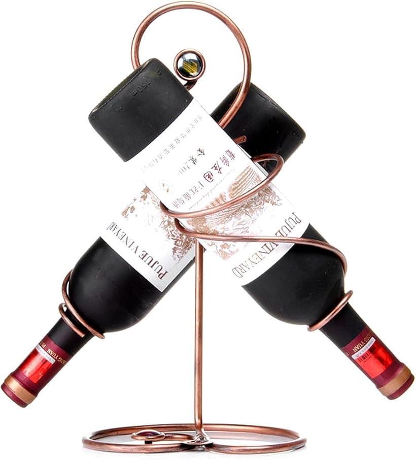 インテリア ワインホルダー ワイングラス ラック シャンパン ボトル 2本 収納 スタンド アンティーク W..