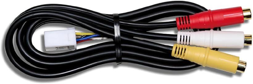 互換品映像入力アダプター AVC36 : トヨタ ディーラーオプションナビ用 RCA映像/音声L/R 1m 同軸ケーブル 純正ナビミラーリング対応 社外品 地デジ/ビデオ/DVD/ゲーム接続可能