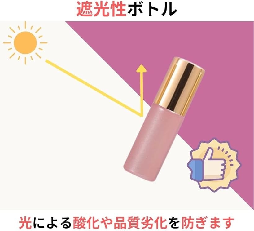 アトマイザー ロールオン ボトル 遮光瓶 香水 精油 詰め替え アロマボトル 化粧水 トラベル用 5mL 6本セット mlinestore-10082323 エムラインストア サンプル画像3