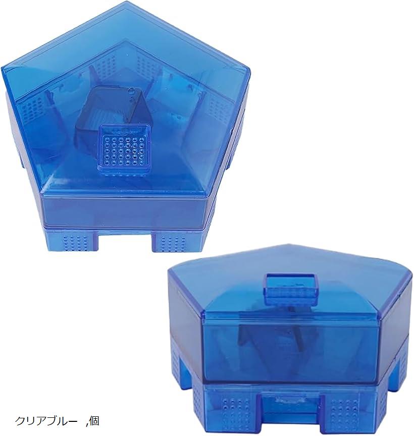 ゴキブリ キャッチャー 駆除 対策 トラップ 捕獲 生け捕り式 繰り返し使える クリアブルー 個