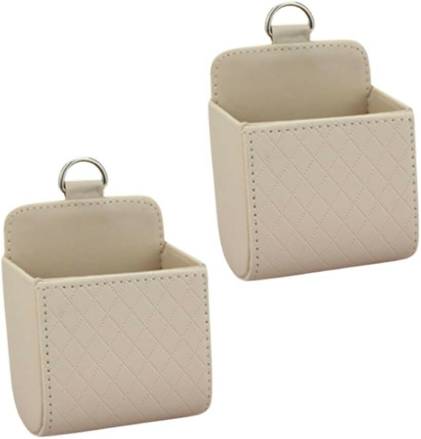 車 小物入れ 収納ポケット 吊り下げ カー用品 便利グッズ 車内 アクセサリー 2個セット