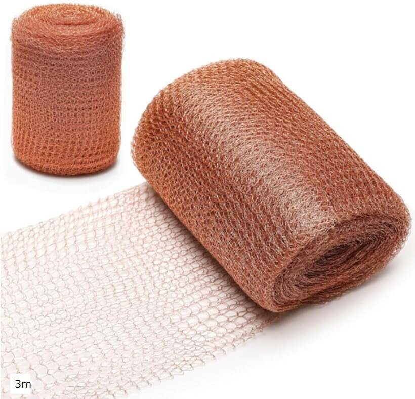 ネズミ 駆除 銅メッシュ シート ねずみ 撃退 コウモリ ナメクジ 鼠 金網 侵入防止 除け 撃退グッズ こうもり 鉢 ネット 6m 10m 3m