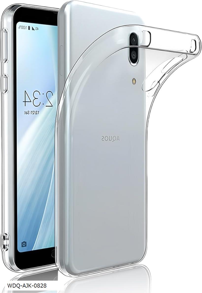 AQUOS sense3 plus au SHV46透明 TPU全面保護ケース ソフトケース シリコン 衝撃防止 落下防止 超薄型 防指紋TPU楽天モバイル SH-RM11 專用スマホ カバー