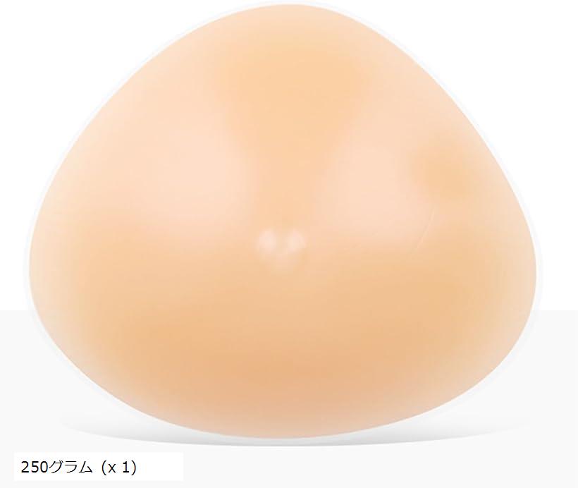 シリコン 三角型 粘着 貼付式 人工乳房 術後 バスト補正 女装 200グラム x 1 300グラム 1 350グラム 1 400グラム 1 500グラム 1 600グラム 250グラム (x 1)