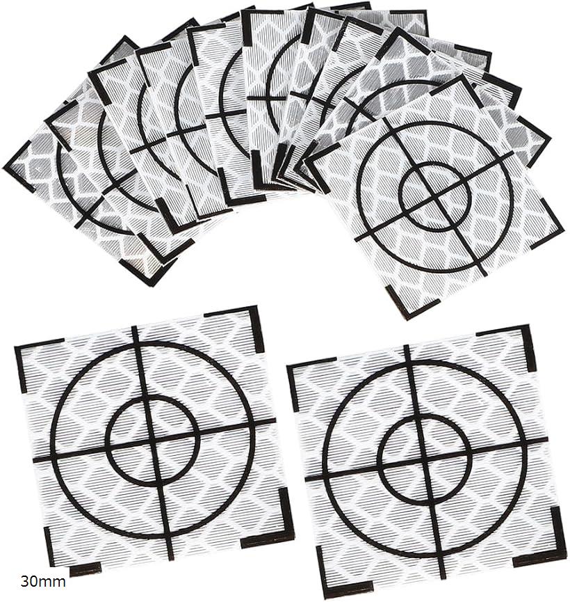 【楽天ランキング1位入賞】AllBright 反射シート 測量 調査対象マーク トータルステーション 20枚セッ..