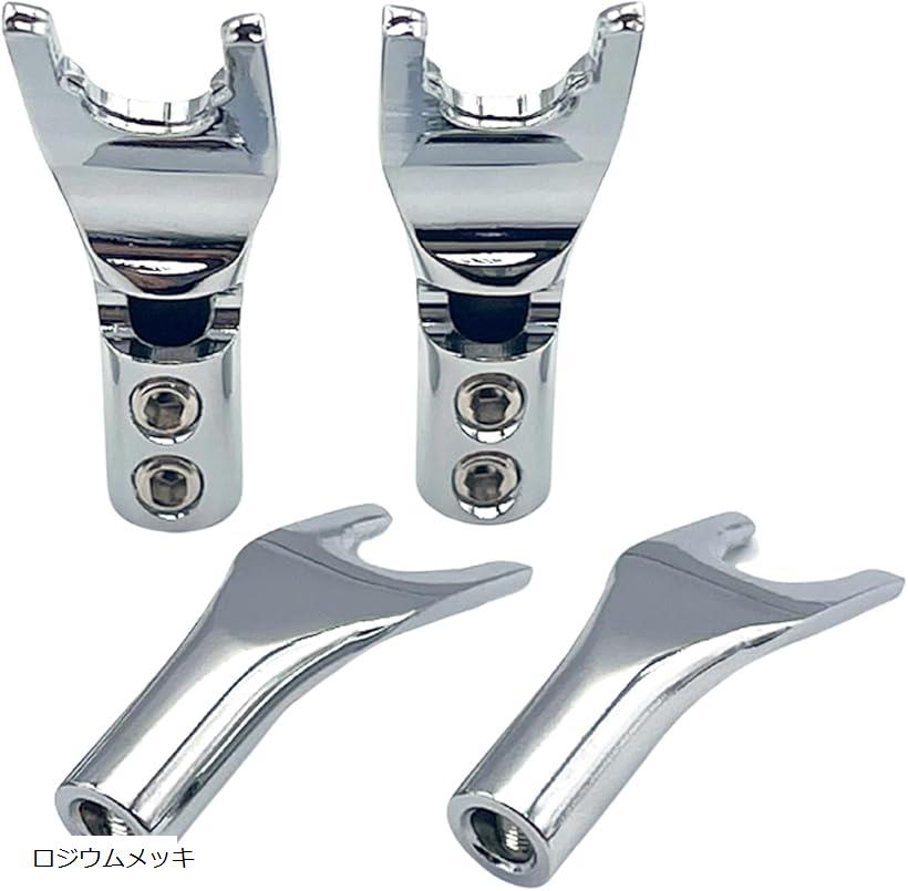 Yラグ端子 スピーカー端子 スピーカープラグ Y型プラグ 無半田 純銅 銅製 導電性 4個 24K金メッキ 銅メ..