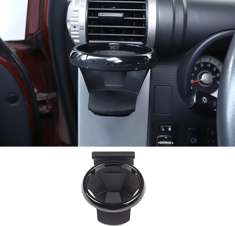 トヨタ FJ クルーザー 車載カップホルダー ドリンクホルダー ダッシュボードウォーターカップホルダー 小物収納 携帯電話/水筒/カップ/インスタントラーメン 車用アクセサリーボックス カップブラケット 取り付け簡単 カーボンスチール製