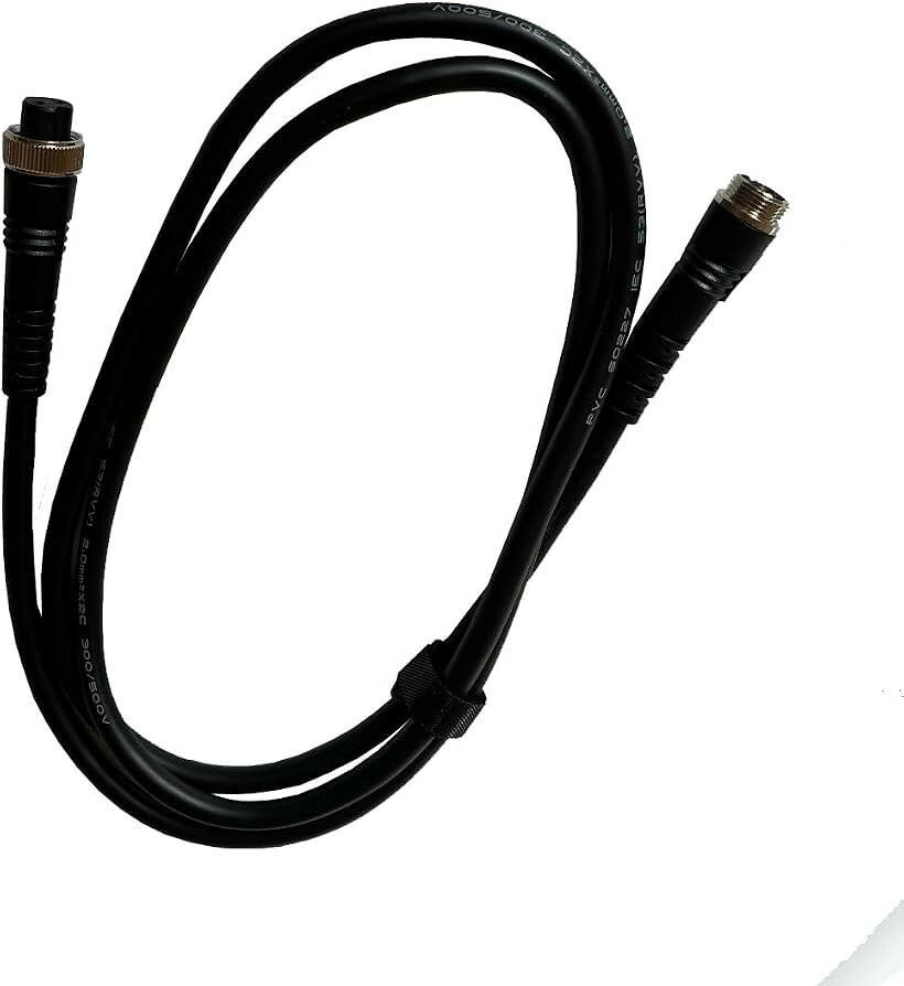 J-base 電動リール 電源コード 電源ケーブル ダイワ シーボーグ対応 レオブリッツ対応 シマノ フォースマスター対応 バッテリー接続コード 釣り用 交換 予備用 2芯タイプ BM仕様 (ブラック, 1.5m) mlinestore-10288308 エムラインストア パッケージ画像