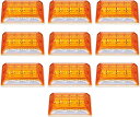 24V 車 用 24LED トラック サイドマーカー アンダーライト 付 10個 セット 防水 105mmx87mmx35mm SN-212-N1(2)