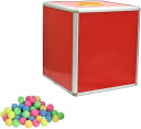 くじ引きボックス 大きい 30cm ビンゴゲームマシーン 抽選ボックス アンケート回収 箱 つかみ取り 30cm 全面不透明 ボールつき