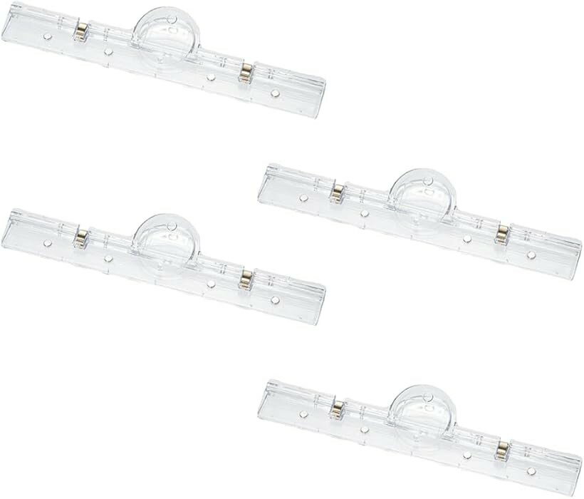 【楽天ランキング1位入賞】マグネットクリップ マグネットバー クリア 強力 4個セット