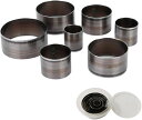 穴あけ ポンチ レザークラフト 皮革抜き工具 DIY 穴開け器 7点セット