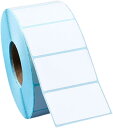 カラーラベル ロール ホワイト ラベルシール ステッカー はがせる 50x25mm 1000枚入