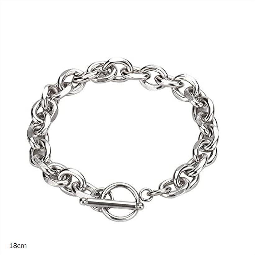ブレスレット お洒落 人気デザイン メンズ レディース アクセサリー 鎖 フォルテ ステンレス チェーン シンプル 18cm