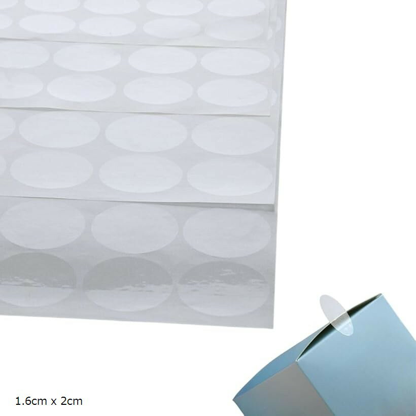 封印シール 未開封シール 商品パッケージの開封防止 強粘着 円形 透明 2 000枚 セット 2cm x 3cm 1.6cm..