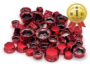 【楽天ランキング1位入賞】互換品 汎用 ナット ボルト カバー オートバイ バイク スクーター キャップ 装飾 プラスチック 車 0.8cm ~ 1.4cm 60個