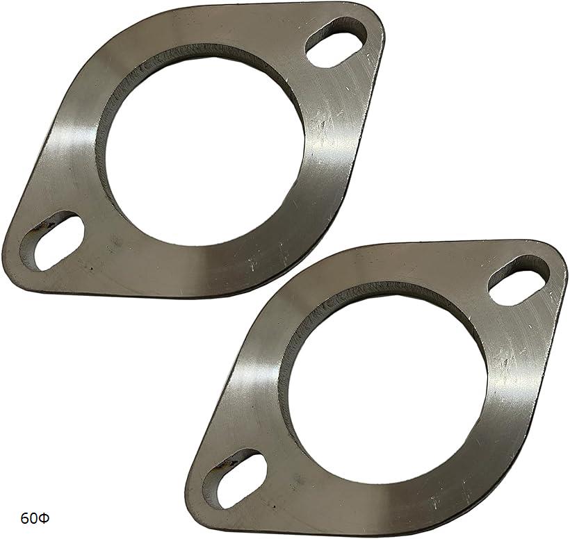 【楽天ランキング1位入賞】互換品 汎用 マフラー フランジ SUS 304 ステンレス 溶接 ジョイント カー用品 サイレンサー 排気 補修 2個 SN-384-MF2 81Φ 76Φ 51Φ 70Φ 60Φ