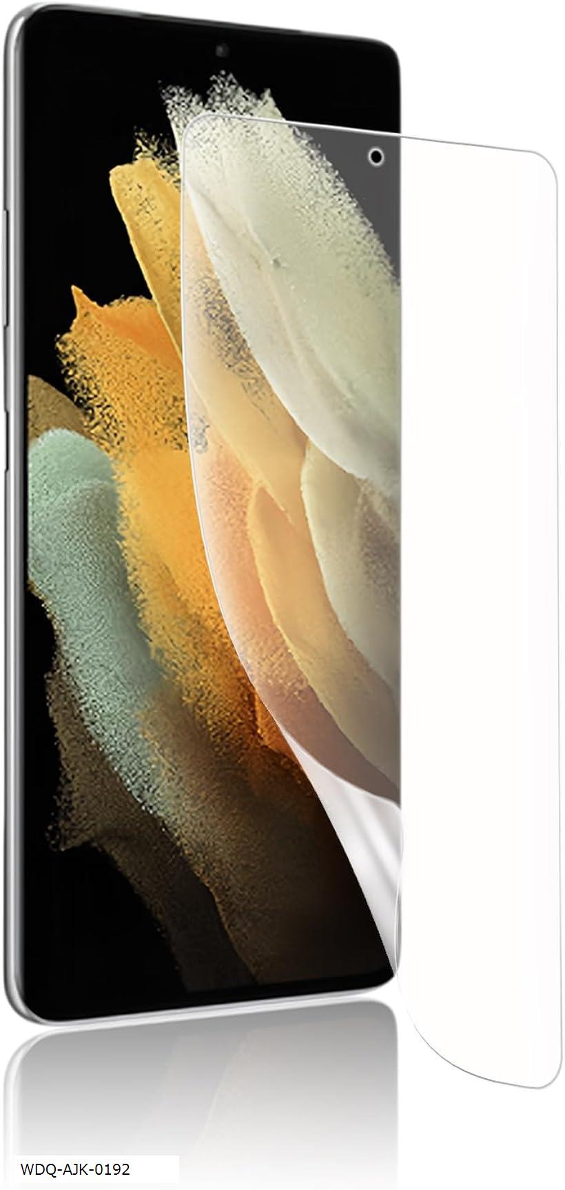 アンチグレア フィルムGalaxy S21 Ultra 5G 保護フィルム 軟 TPU素材 ギャラクシーS21 Ultra保護フィルム 貼り付け簡単/全面保護/気泡ない/指紋防止/スクラッチ防止/傷つきにくい