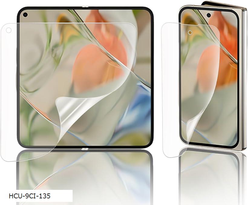 アンチグレア 1枚セットGoogle Pixel 9 Pro Fold用 フィルム 専用 非ガラス 指紋認証対応TPU全面保護/キズ自動修復/繊細なタッチ/気泡ゼロ/超薄型0.15mm 保護フィルム