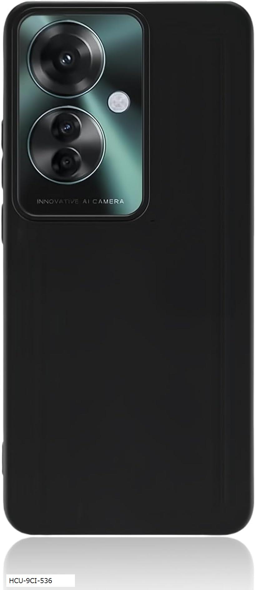 Rakuten - OPPO Reno11 A ケース ブラック 11A 用の マットブラック柔軟性 TPU素材耐衝撃 衝撃吸収 超薄型 軽量擦り傷防止 カバー ソフト 黒 (HCU-9CI-536)