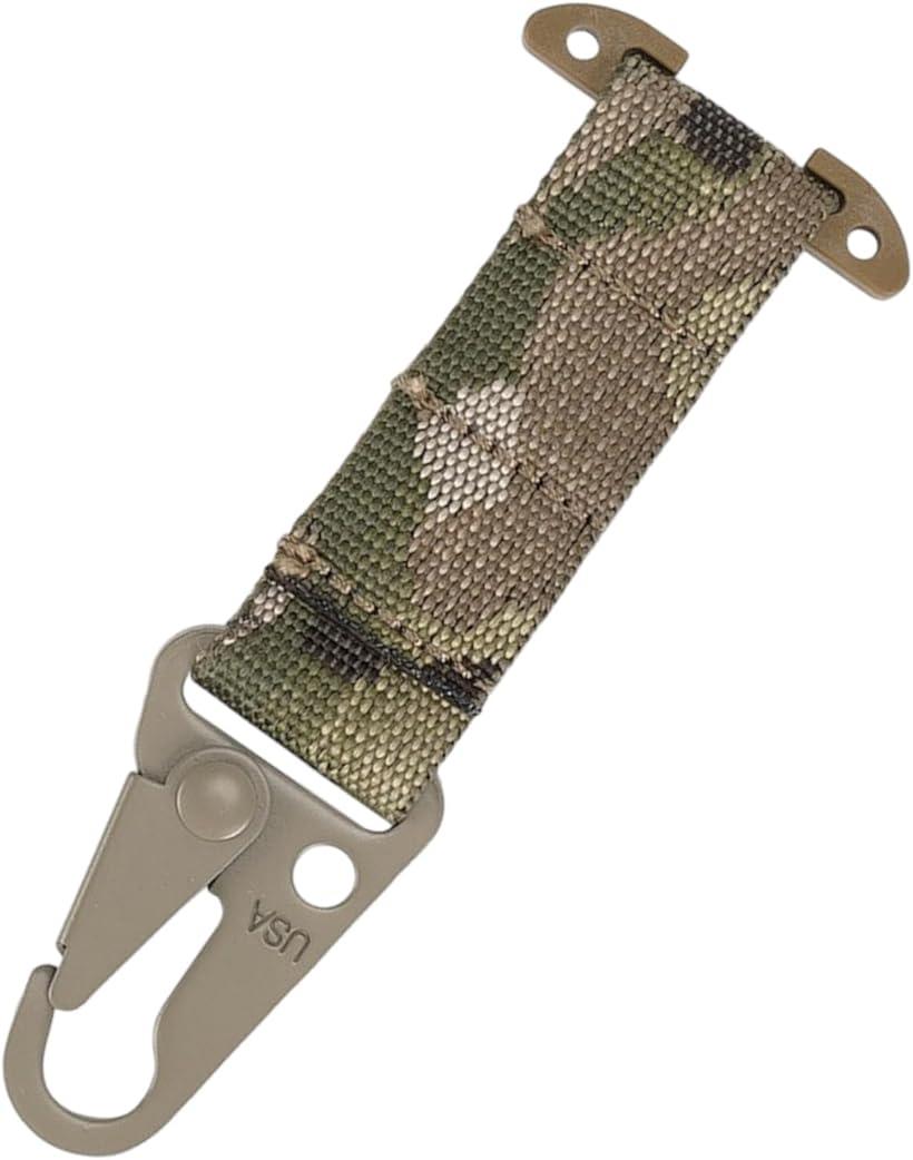 カラビナ ストラップ モールシステム タクティカル フック キーホルダー 吊り下げ サバゲー アウトドア