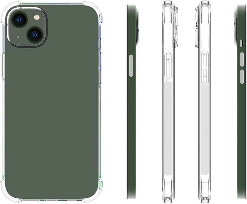 Rakuten - 全面保護for iPhone14 Plus用のケース アイフォン14Plus 用の保護カバー 薄型 TPU材質 四隅がエアクッション構造 耐衝撃 軽量 指紋防止 取付簡単 黄変防止 適用 (OQW-HY-504)
