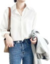 ウェアビー ポケット付き シンプルブラウス 長袖 シフォンシャツ 無地 おしゃれ かわいい レディース ロングシャツ ロングスリーブ くすみ ゆったり ユッタリ キレイメ オフィス 仕事着 フォーマル