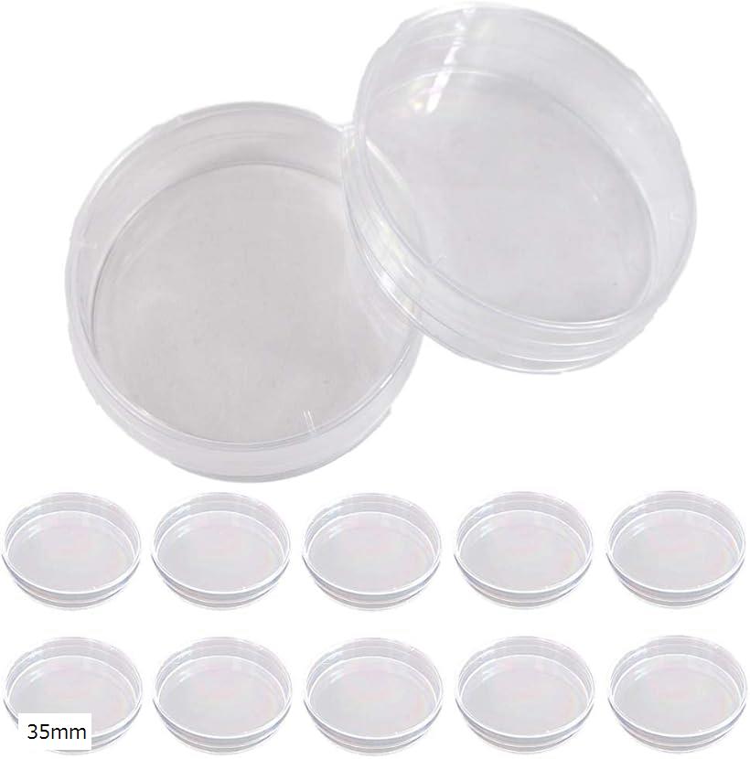 シャーレ ペトリ皿 培養皿 細胞 微生物 実験 検査 研究 容器 プラスチック 12個 セット 35mm