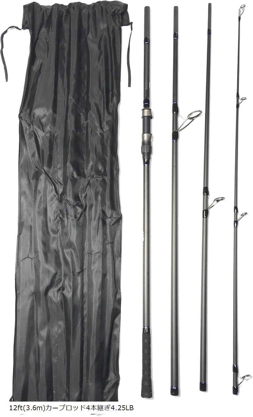 カープフィッシング/鯉釣り　竿 Amazon | 【CarpQuest】 Claw 12ft 3.0lb 鯉釣り 日本ブランド 3ピース