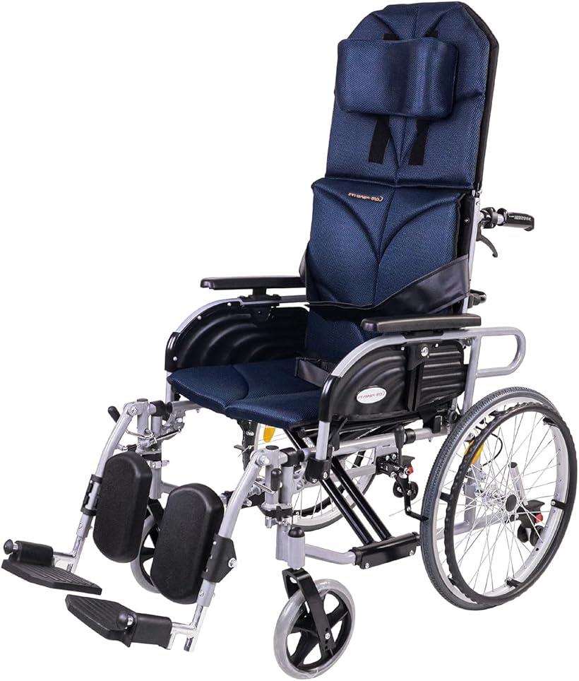 「リクライニング車いすの情報」サイズ：展開119CMx幅73CMx高さ133CM おりたたみ89CMx37CMx92CM　重量：20.5kg　耐荷重：100kg、 前輪8インチ、後輪20インチ　背もたれ：90°-180°調整可能　ペダル部分：0°-90°調整可能　自走式リクライニング車椅子「取り外し可能なハイバックレスト」車椅子をに横にすることができ、コンパクトに折り畳むことができ、持ち運びに便利です。展開後は厚みのある枕があり、柔らかいスポンジを内蔵し、柔らかく快適で、ハイバックレストが取り付けてリクライニング車椅子になり、ハイバックレストを外せば普通の車椅子としても使えます。「アルミ合金製・ポータブル・折り畳み可能」より快適な乗り心地、簡単に折りたため、アルミ合金製のフレーム構造は、軽量かつコンパクトで、持ち運びが簡単（車のトランク、飛行機での輸送）、保管にスペースをとらないという利点もあります。全方位滑り止め設計：滑り止め助力ペダル、テクスチャ滑り止めペダル、テクスチャ滑り止め手すり、安全設計、傷害を受けず、安全に使用できます。「背もたれ・肘掛け・ペダル・調節可能」 リクライニング車椅子のヘッドレスト、背もたれ、足置き台は0度から90度で異なる位置に回転可能です。柔らかい枕とダブルクッションが付属して、よりリラックスした休憩をとることができます。ボタンを押し、適切な高さまで調整できます。※ 他ネットショップでも併売しているため、ご注文後に在庫切れとなる場合があります。予めご了承ください。※ 品薄または希少等の理由により、参考価格よりも高い価格で販売されている場合があります。ご注文の際には必ず販売価格をご確認ください。※ 沖縄県、離島または一部地域の場合、別途送料の負担をお願いする場合があります。予めご了承ください。※ お使いのモニタにより写真の色が実際の商品の色と異なる場合や、イメージに差異が生じることがあります。予めご了承ください。※ 商品の詳細（カラー・数量・サイズ 等）については、ページ内の商品説明をご確認のうえ、ご注文ください。※ モバイル版・スマホ版ページでは、お使いの端末によっては一部の情報が表示されないことがあります。すべての記載情報をご確認するには、PC版ページをご覧ください。