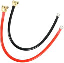 インバーターケーブル クランプコネクタ 12V 24V 50cm 防水 車 ボート