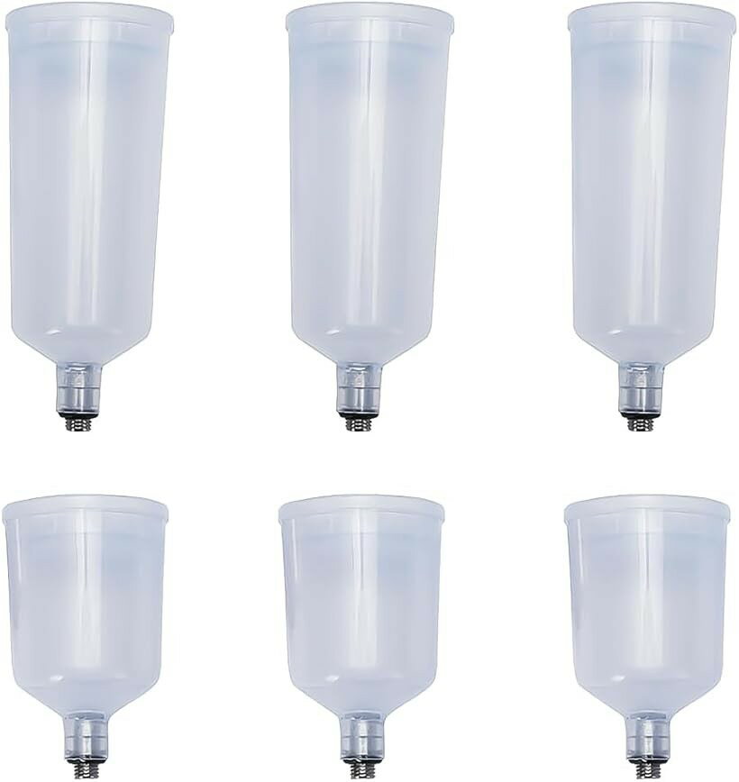 エアブラシ用塗料カップ エアーブラシ エアスプレーガン プラモデル 塗装 20ml3個+40ml3個