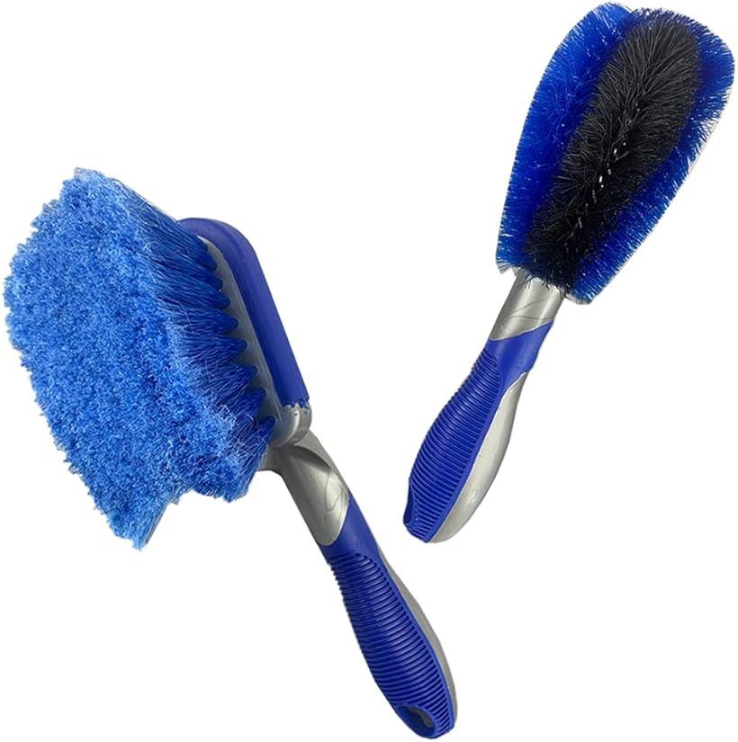 洗車ブラシ ホイールブラシ バイク タイヤ 洗浄 洗車用品 手洗い 2本 セット