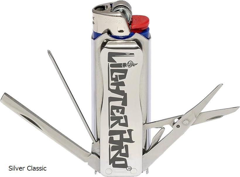 【楽天ランキング1位入賞】BICライターケース マルチツール アウトドアツール ステンレススチール 日本..