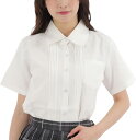 スクールブラウス 制服 エレガント 女子 オルガン プリーツ ポケット付 シャツ e327