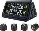 デジタルタイヤゲージ エアケージ 空気圧監視システム リアルタイム監視 4センサー TPMS 4輪車輌通用