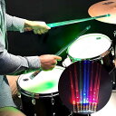 光るドラムスティック LED 充電式 ライトアップドラムスティック 目立つ 派手 ライブ ステージ パフォーマンス